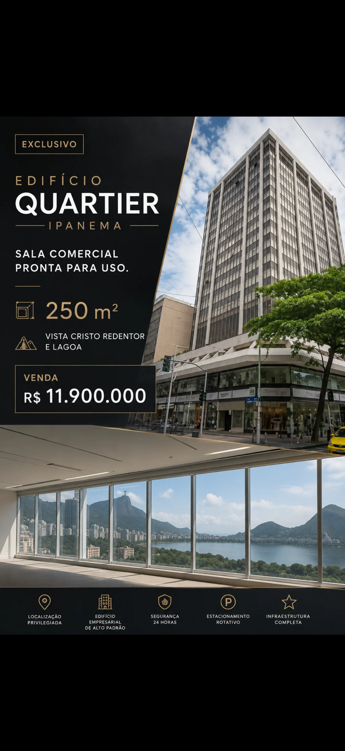 Forum de Ipanema, sala comercial 249 m²