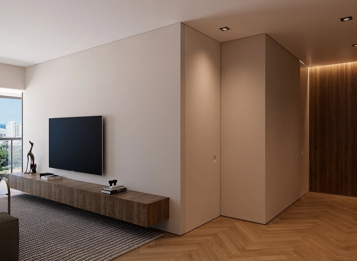 Projeto de decoração: sala de estar integrada