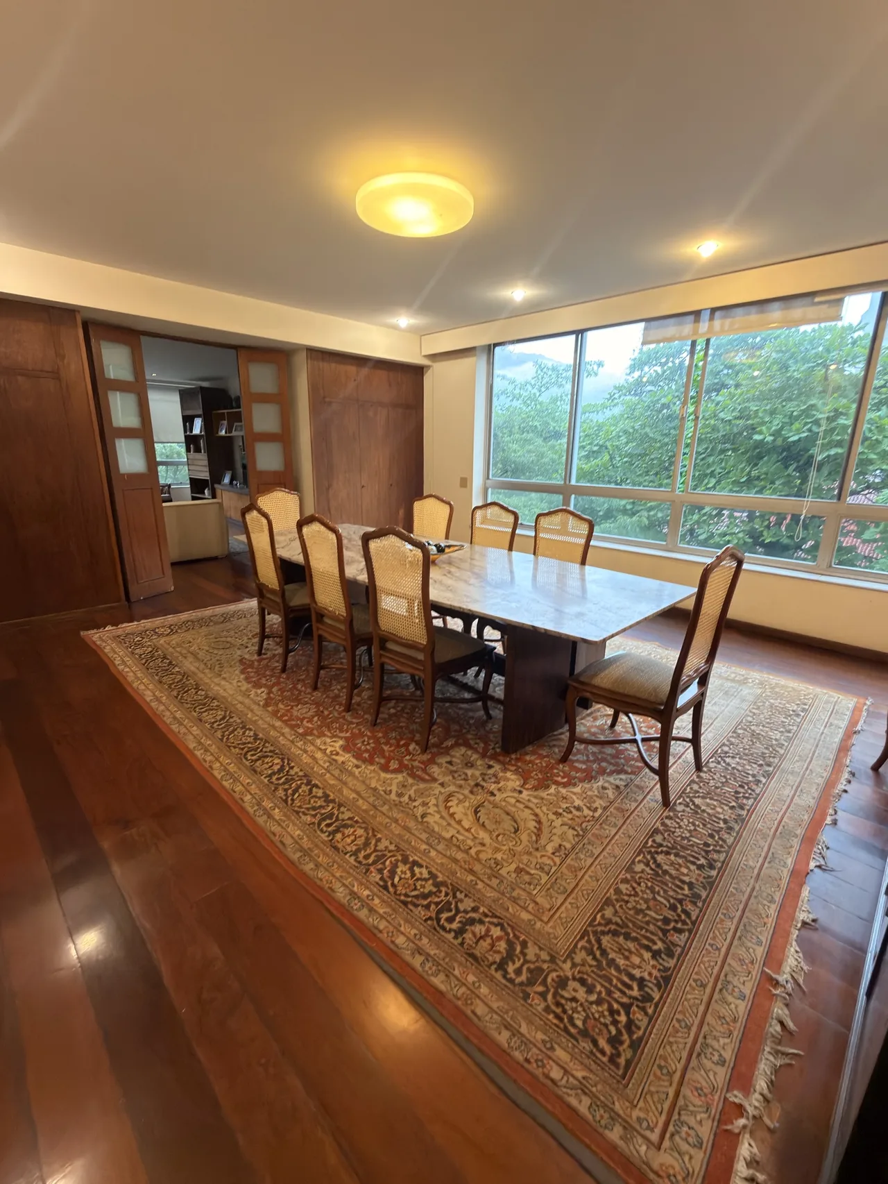 Av. Visconde de Albuquerque, Leblon — sala de jantar de apartamento de 360 m²